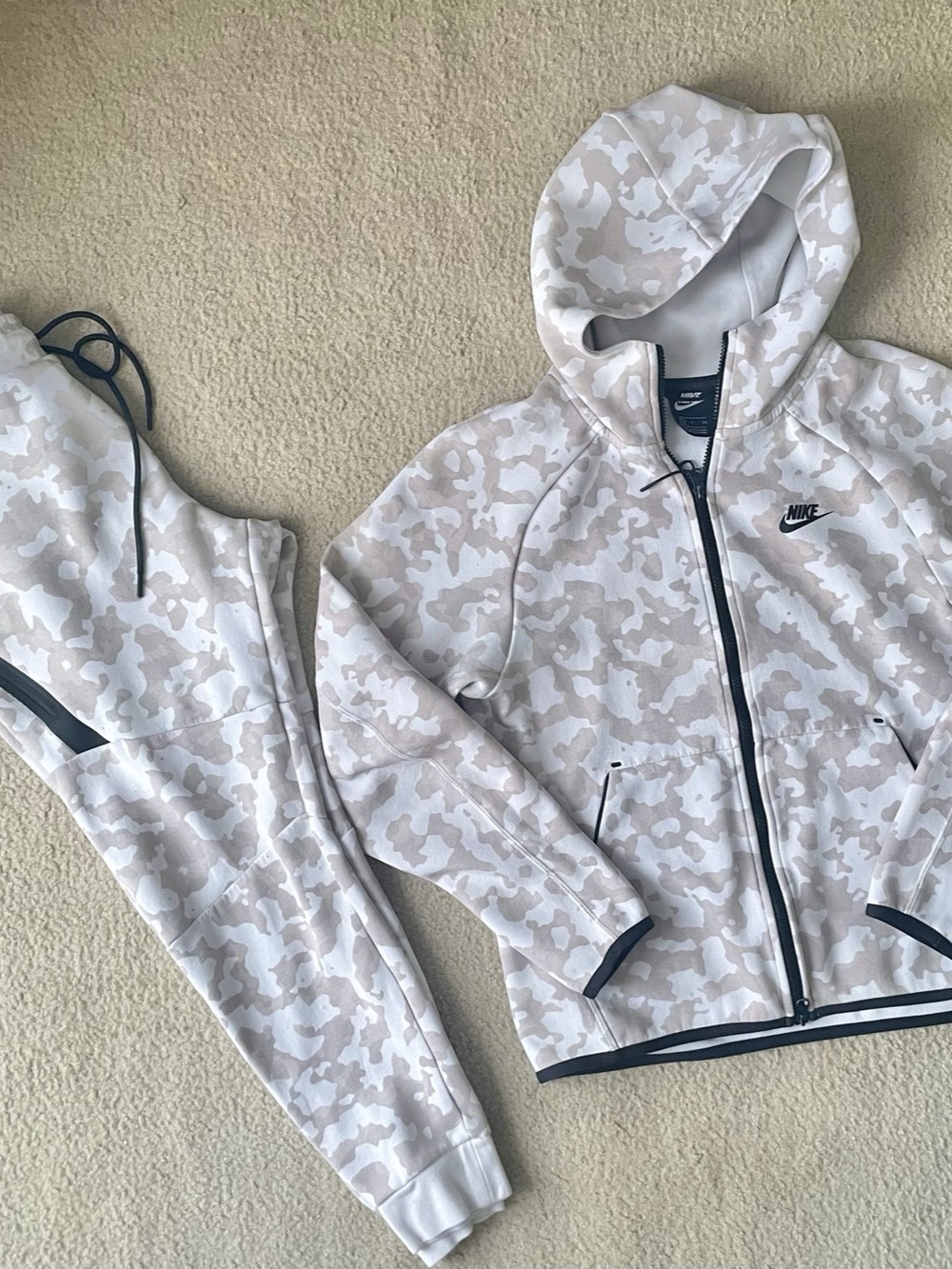 Adult Nike Camo Tech Fleece Jacket and Joggers Set